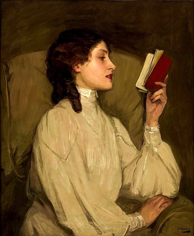 Ritratto della Signorina Auras, Il Libro Rosso, 1892